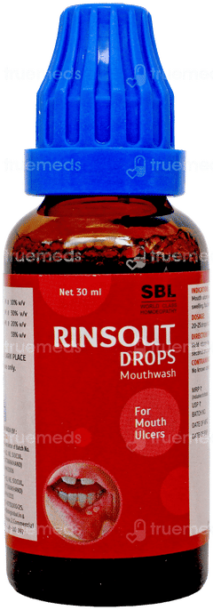 Sbl Rinsout Drops Mouthwash 30Ml
